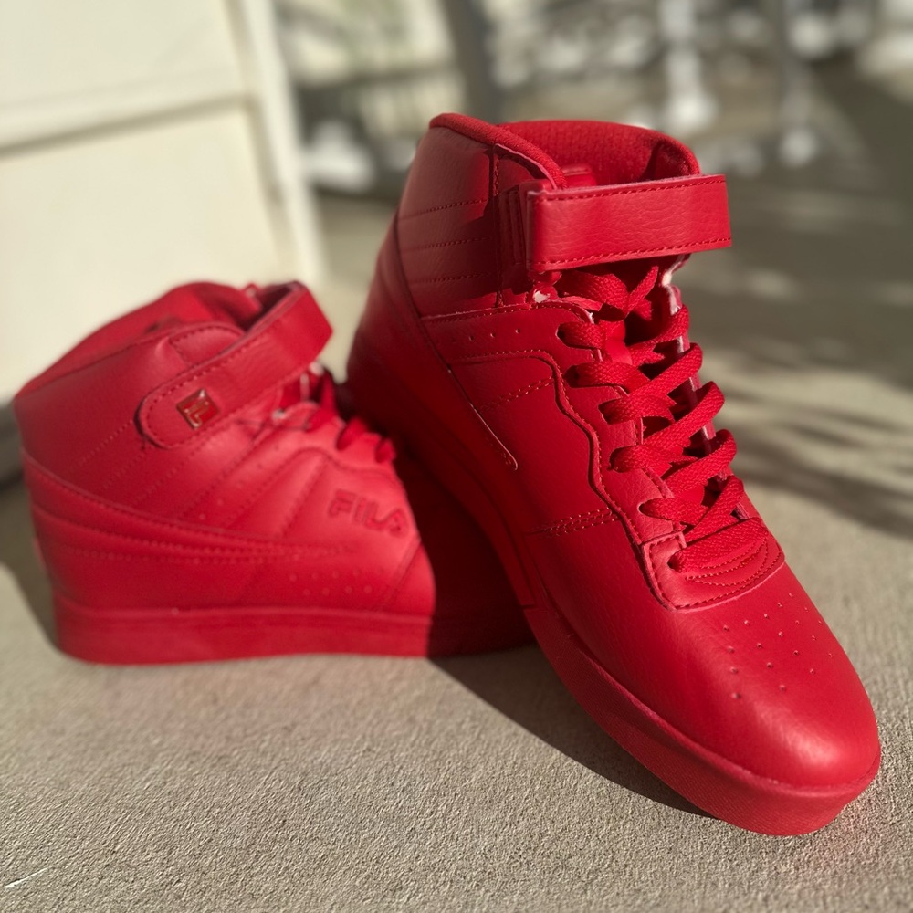 Fila Fulc 13 Mid Vibrant Red Sneakers